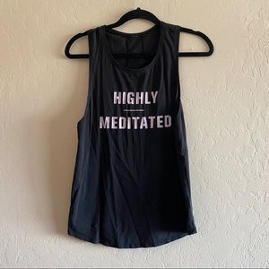 Highly Meditated Lululemon tanktop